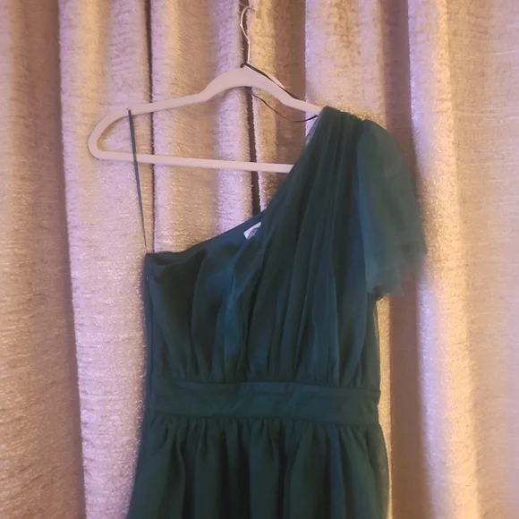 Flying Tomato One Shoulder Pleated Tulle size S - Picture 5 of 16